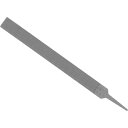 ツボサン(Tsubosan) 波目ヤスリ 平 300mm 中目 HI30062 送料無料