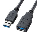 サンワサプライ(Sanwa Supply) USB3.0延長ケーブル(ブラック・1m) KU30-EN10K 送料無料