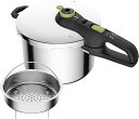 ティファール 圧力鍋 6.2L IH対応 4~6人用 片手鍋 セキュア トレンディ 10年保証 P2580704 送料無料