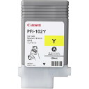 Canon 純正インクタンク イエロー PFI-102Y 0898B001(2)