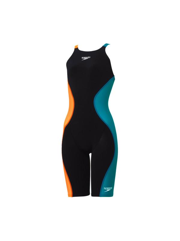 Speedo(スピード)  ガールズ ジュニア Pro Hybrid 2 Openback Kneeskin プロハイブリッド2オープンバックニースキン ニースキン/オールインワン水着 SCG12201F 初心者 軽量感 フィ