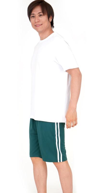 樂天商城 - ハーフパンツ ジャージ メンズ レディース S/M/L/LL スクールジャージ ダンス ルームウェア 体操着 短パン ドライ