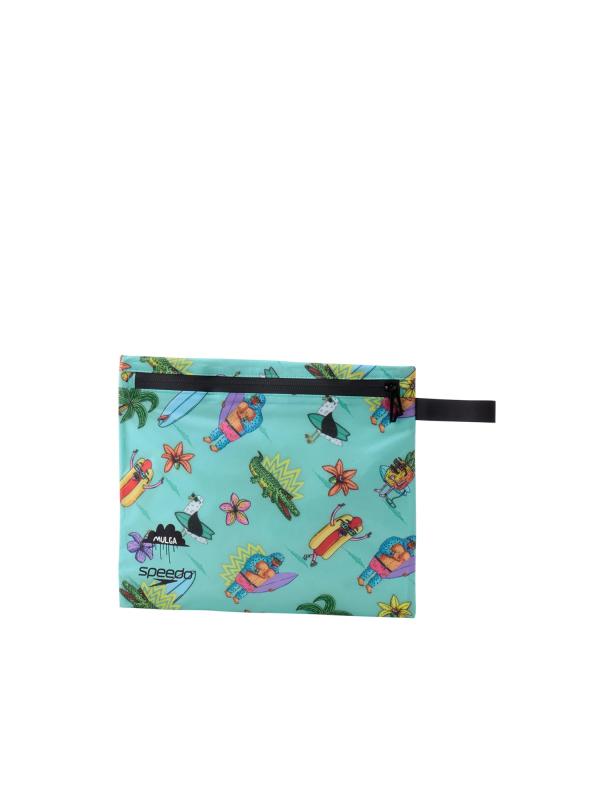 Speedo(スピード) ポーチ 大人 MULGA Water Proof Flat Pouch モルガウォータープルーフフラットポーチ SE22552MU はっ水 マチなし プール トラベル