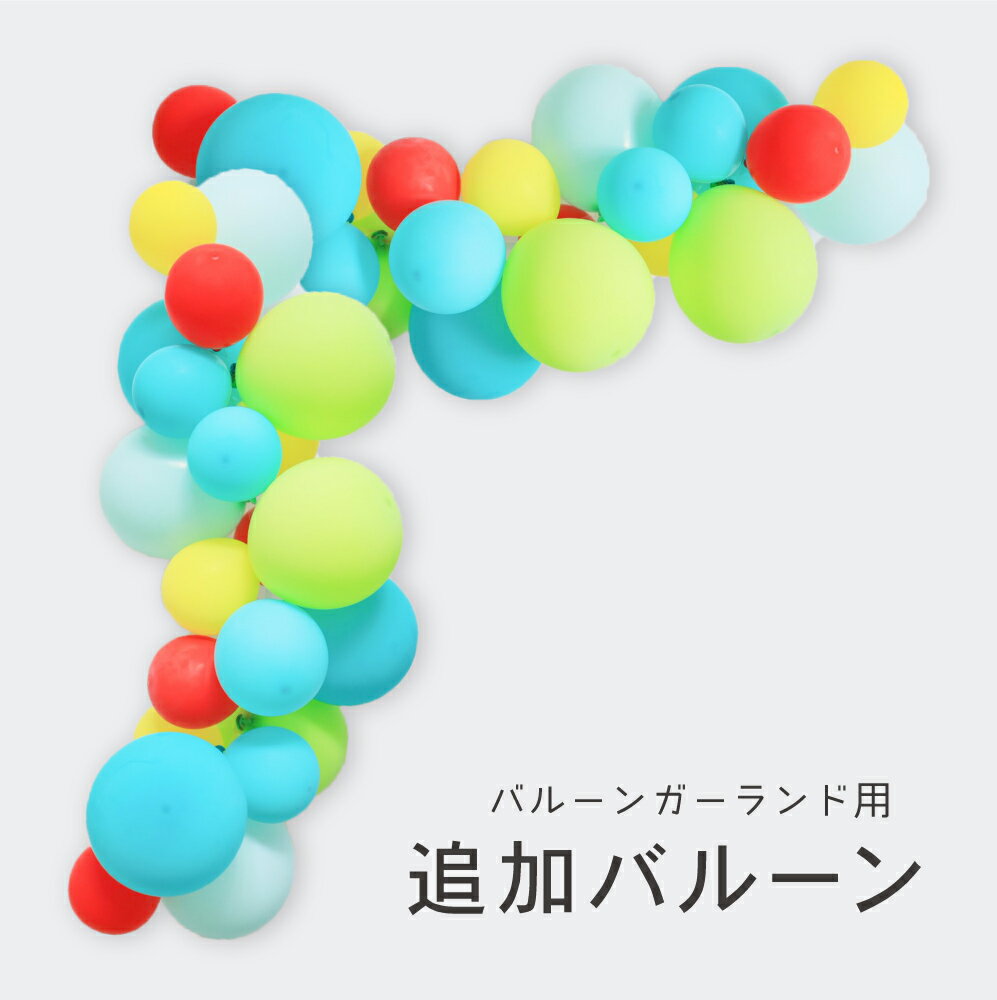 [最大10%OFFクーポン配布中 11日1:59まで!!] バルーンガーランドキット 追加バルーン バースデーテコレーションセット はらぺこあおむし フィルムバルーン 付きセット用 