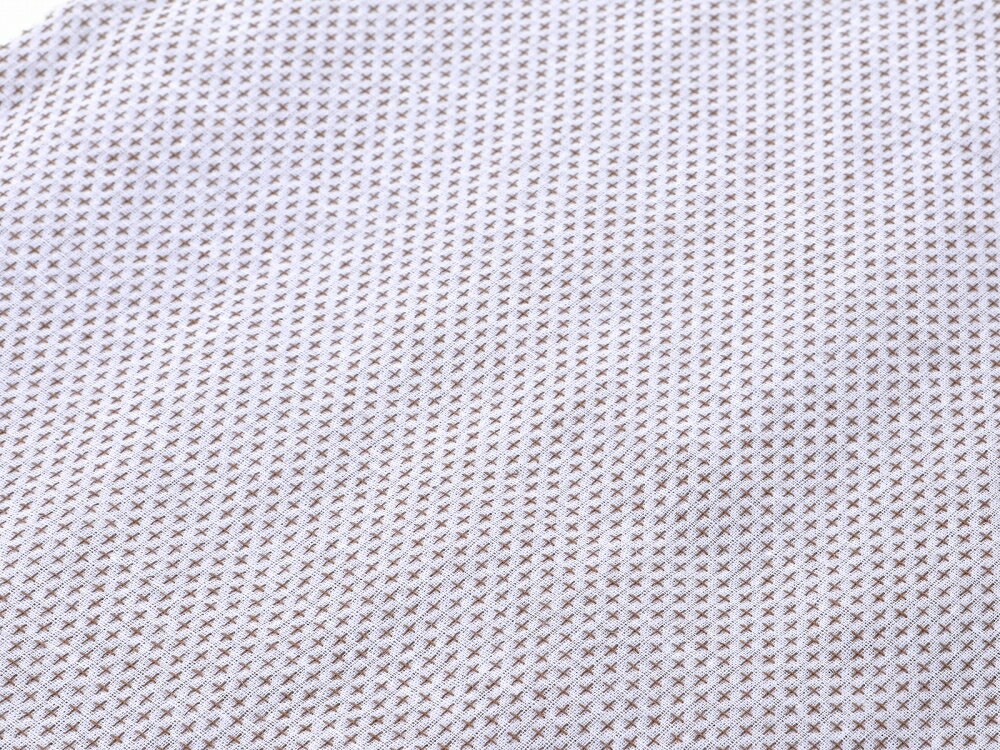 紳士用 お仕立て上がり 浴衣 単品 綿 オフホワイト 十字絣 M・Lサイズ mp-140