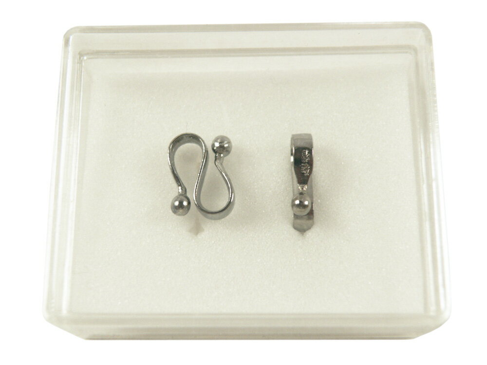 Sカン 羽織紐用 金具 S環 エスカン 2個入り 大型クローム so-59