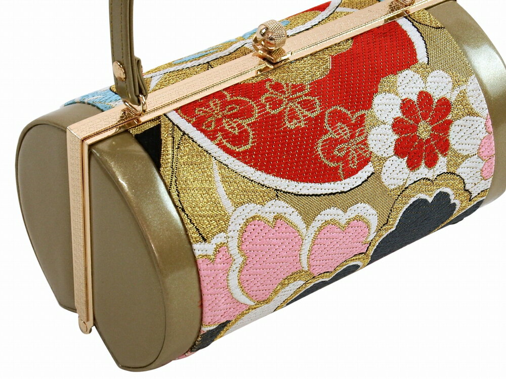 振袖用 帯地 三枚芯 草履 バッグセット Sサイズ bs-81 【cp】