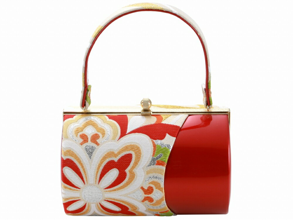 訳あり 振袖用 帯地 きものバッグ 和装バッグ ハンドバッグ bb-280-268