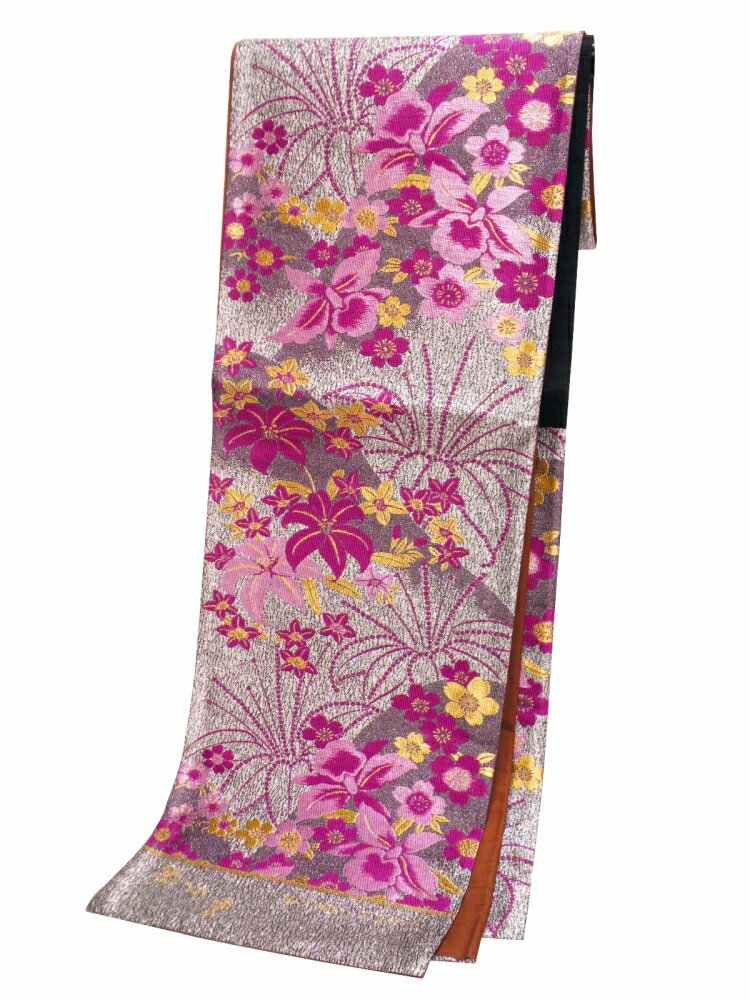 お仕立てサービス 振袖用 西陣織 金刺繍入り 帯地 袋帯 hk-227