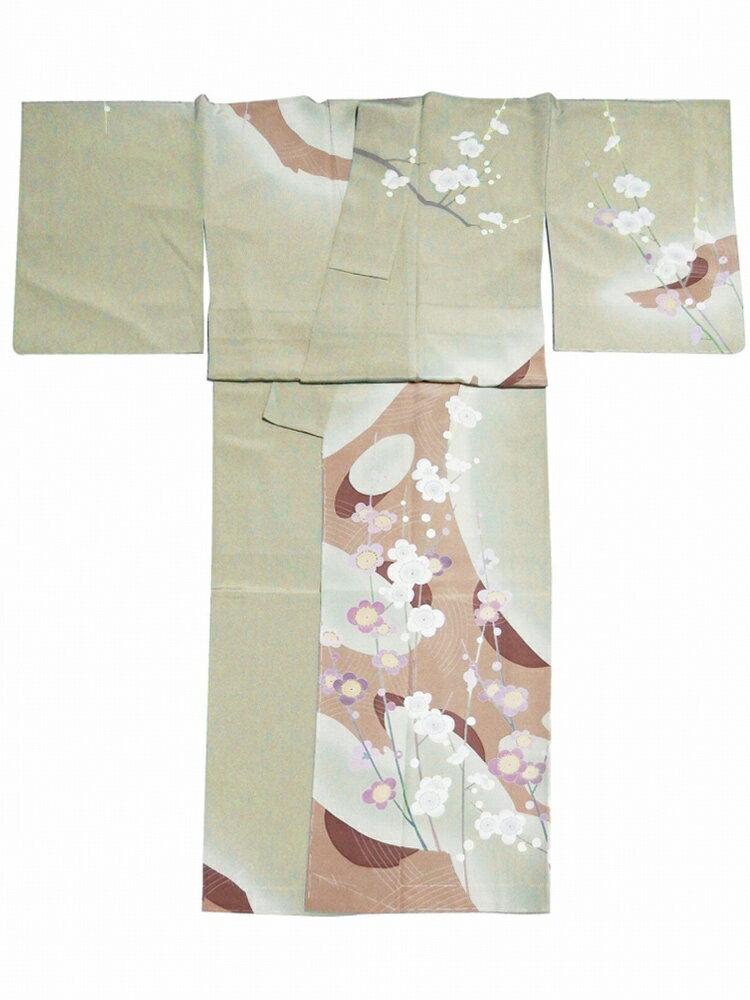 Rakuten - お仕立て上がり 正絹 訪問着 着物 単品 身丈163.5cm sh-60