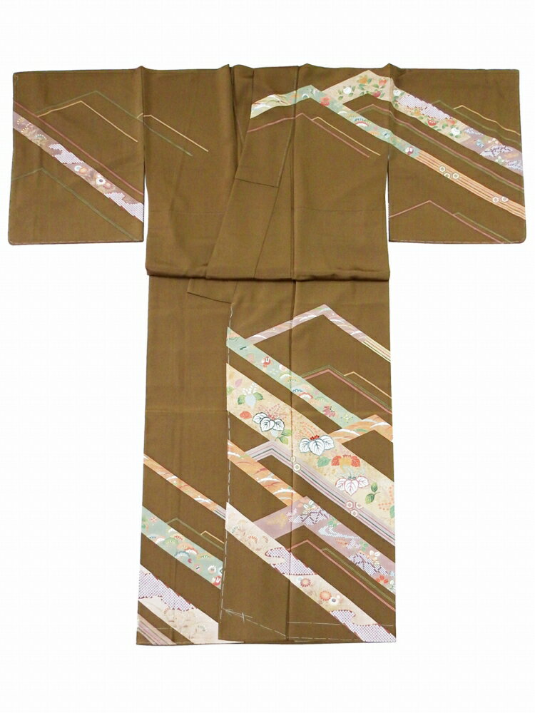Rakuten - お仕立て上がり 正絹 訪問着 着物 単品 身丈163.5cm sh-62
