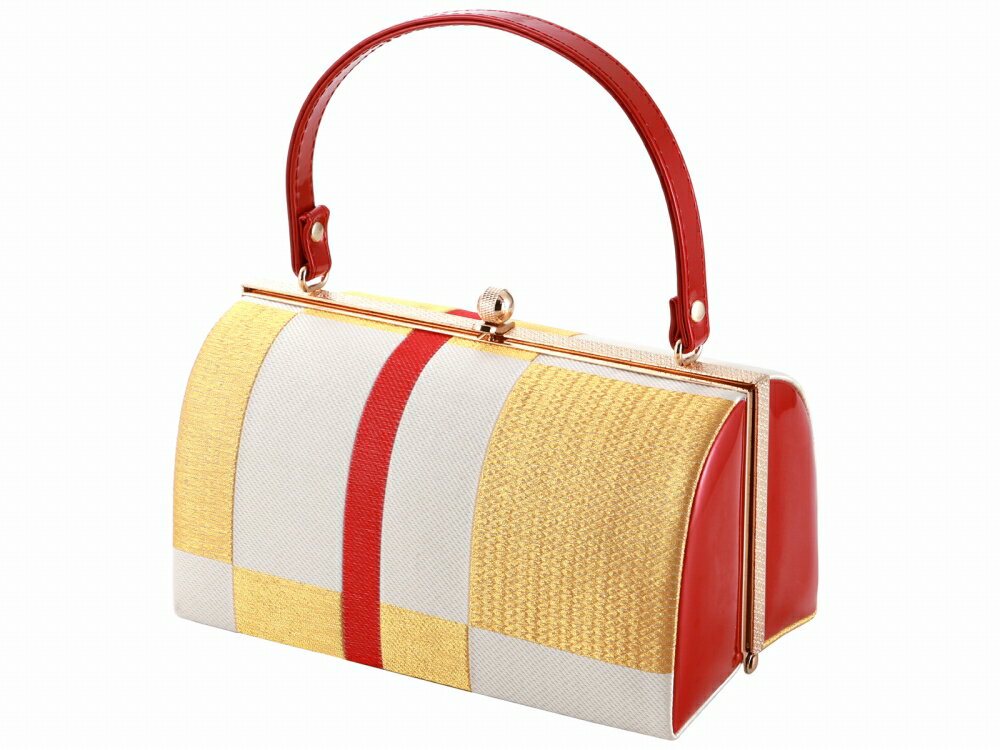 【30%OFF】訳あり 振袖用 帯地 合皮 きものバッグ 和装バッグ ハンドバッグ bb-280-9【ss2512】