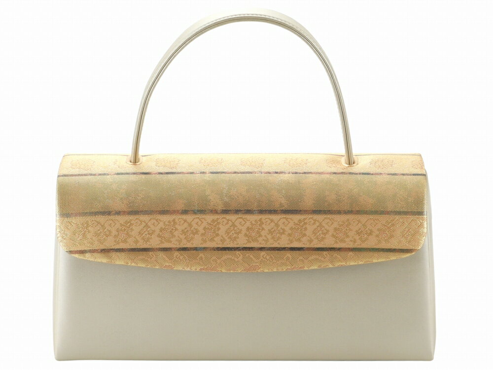 訳あり お洒落 きものバッグ 和装バッグ ハンドバッグ ゴールド bb-284-K【cp】