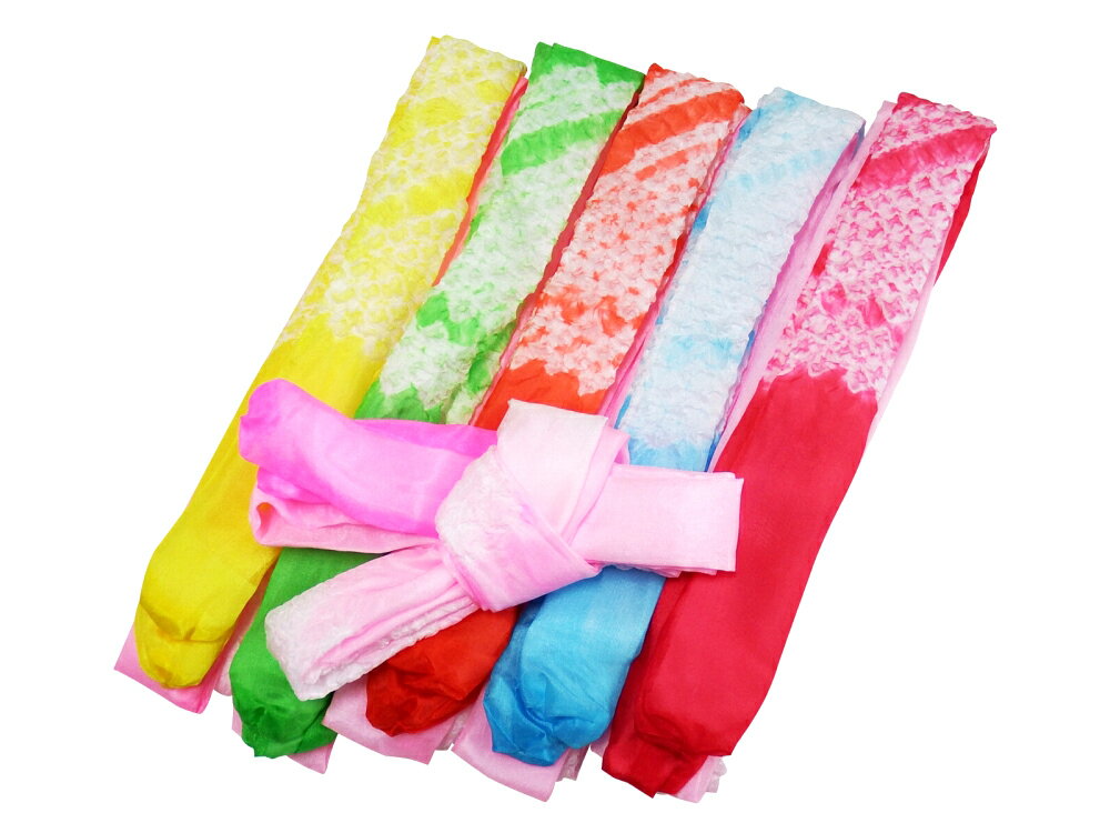 正絹 絞り 腰紐 腰ひも 色はおまかせ こしひも 1本から買えます ko-42 k