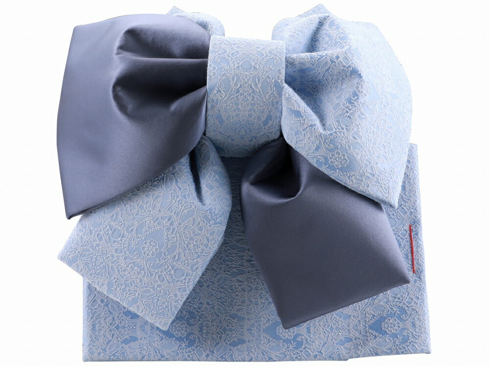 【30%OFF】七五三 七歳用 結び帯 大寸 単品 新品 ブルーグレー da-251-9【ss2512】