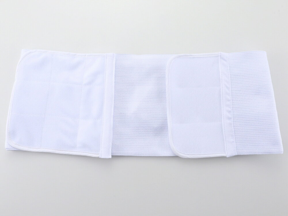 【10%OFF】ワイド メッシュ マジックベルト ワイド 伊達締め ホワイト 伸縮 M・Lサイズ ds-86 【ss2606】