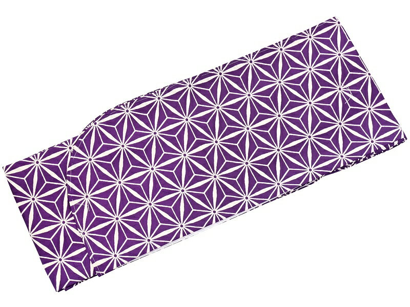 Rakuten - 二尺袖 ショート丈 着物 袴用 単品 麻の葉 紫 2p-59