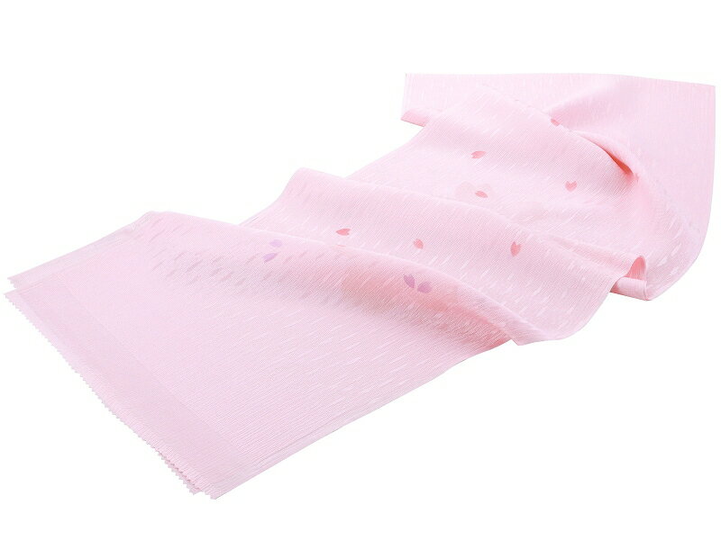 お洒落・礼装用 正絹 織柄入り 柄プリント 帯揚げ 単品 ピンク ak-258-23