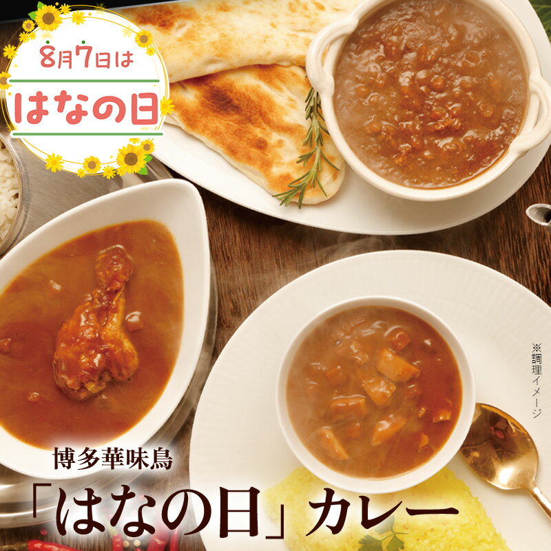 博多華味鳥「はなの日」カレー3食セット（3種各1個）【公式通販】のサムネイル