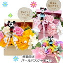 プレゼント ギフト 花 ソープフラワー カーネーションミッキー ミニー ディズニー お誕生日