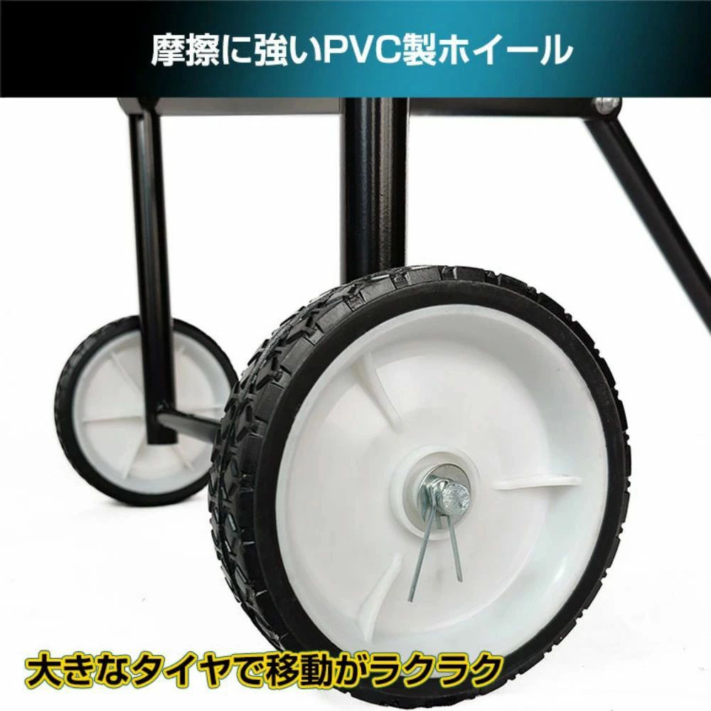 はなむすびの船外機用カート 船外機スタンド キャリースタンド 折りたたみ 耐荷重100kg 耐久性 スチール製フレーム キャリア 釣り用品 od470｜アングル2