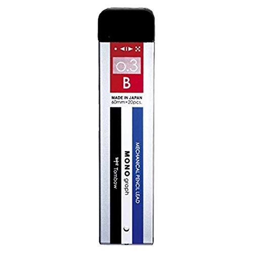 トンボ鉛筆 シャープ芯 モノグラフ MG 0.3 B モノカラー 3個セット