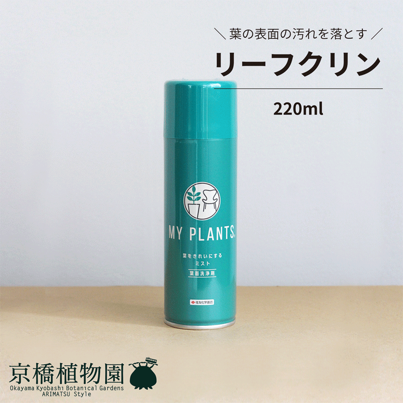 【ブラックフライデークーポン有!】【葉面洗浄剤】リーフクリン/220ml【住友化学園芸】【スプレー】【つや出し】【汚れ落とし】