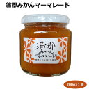 蒲郡みかんマーマレード200g ジャム パン ヨーグルト 蒲郡みやげ 愛知土産 はなのき堂 菓子 調味料 ケーキ カクテル みかんハイボール 料理 贈答品 お中元 お歳暮