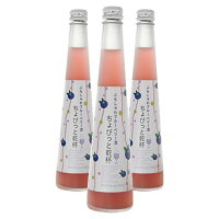 スパークリング ブルーベリー酒 花の舞 ちょびっと乾杯 ぷちしゅわブルーベリー酒 300mlx3 【送料込み】