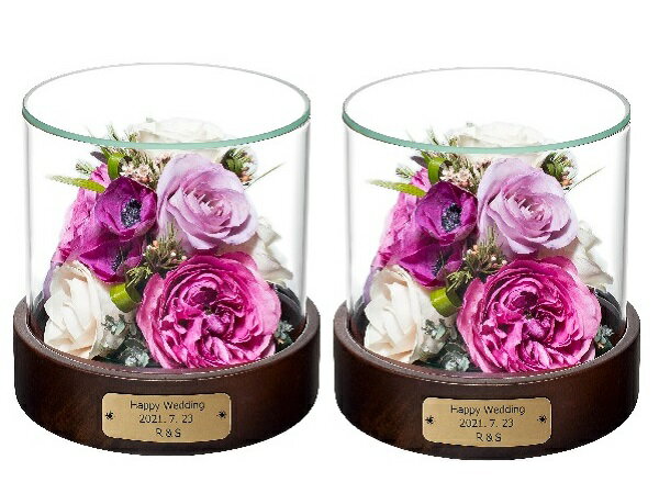 ブーケドライ保存立体加工 Reine De Fleur (レンデフロール)スモールブーケ STタイプ2個セット ブーケ加工 ブーケ保存 ブライダルブーケ ウェデ...