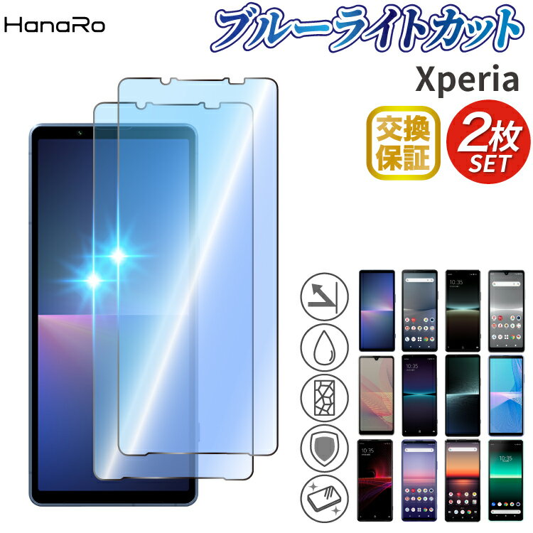 【P10倍 2枚セット】Xperia 10 VI 保護 フィルム ブルーライトカット Xperia 10 VII Xperia 1 VII 1 VI Xperi...