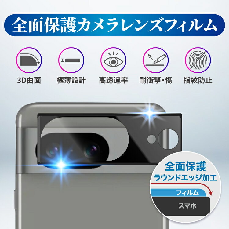 Google Pixel 10a カメラ 保護 フィルム Pixel9a Pixel8a Pixel10 10 Pro Pixe hanaro-10002616 HANARO-SHOP 楽天市場店 サンプル画像2