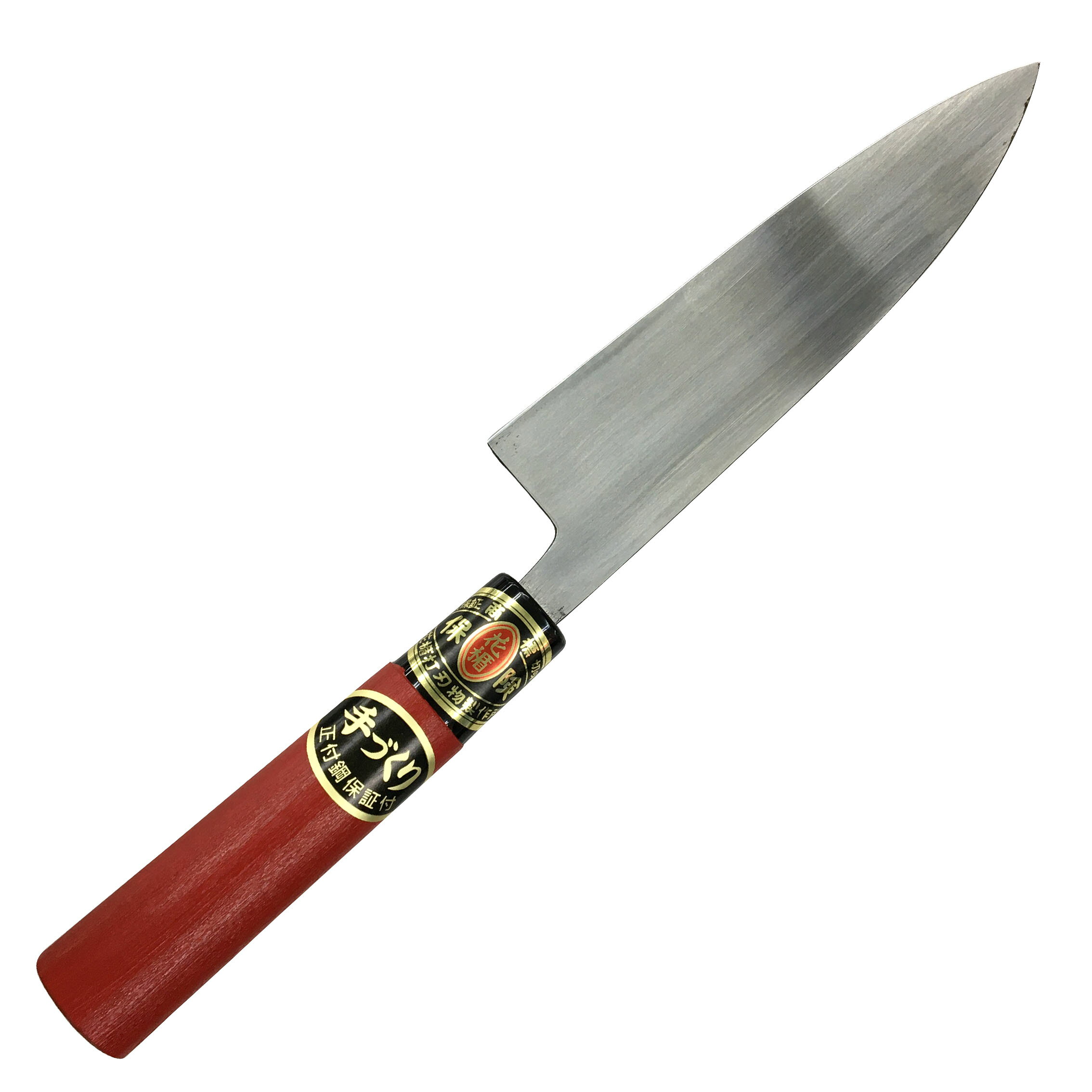 重さ：77g 長さ：290mm 素材：ヤスキ鋼青紙 片刃。 主に白菜の収穫に使用します。 刃先が曲がっているので株近くの不要な部分が切り易い。