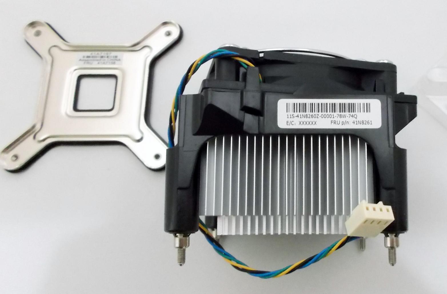 CPUファン:純正新品LENOVO製9703-BNJ等用fan Heatsink（41N8261)国内発送