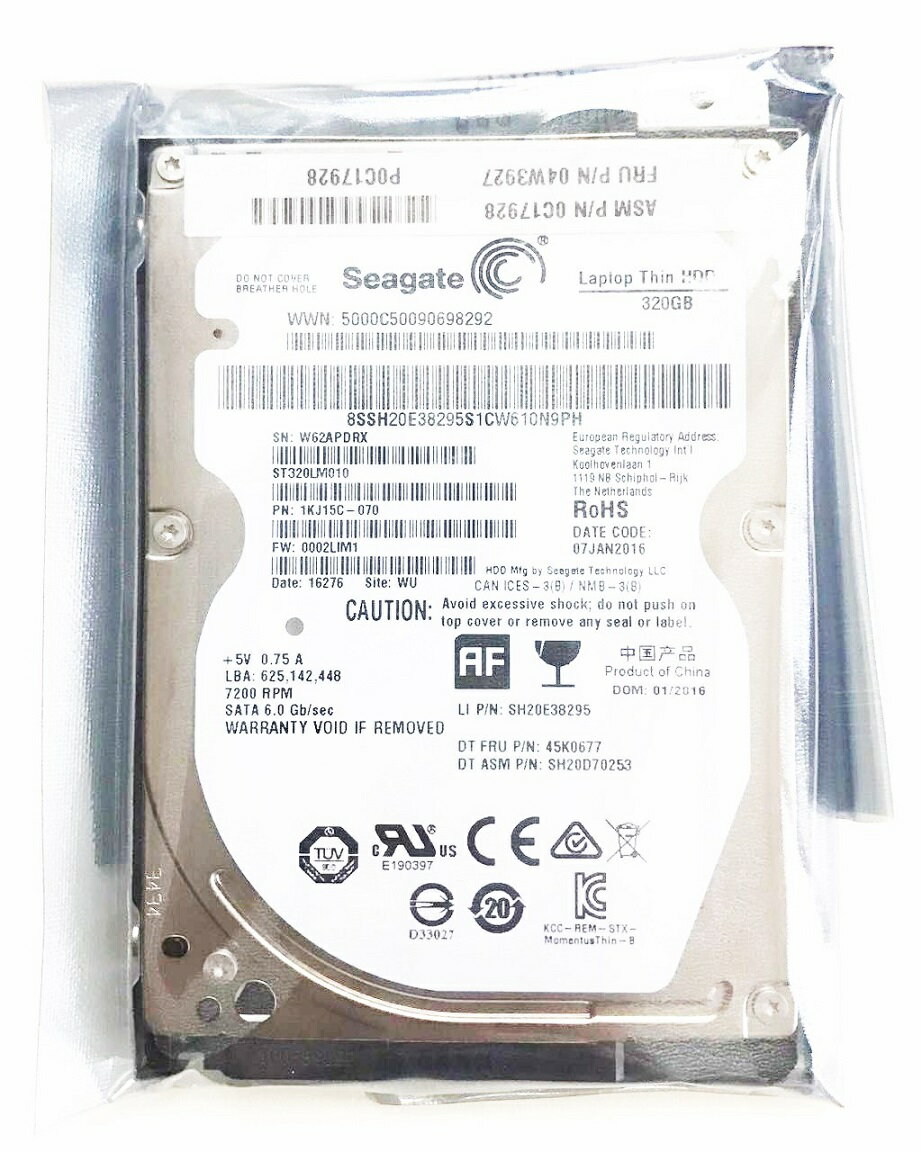 HDDLenovo(Seagate)320GB(04W3927,ST320LM010,ȯ