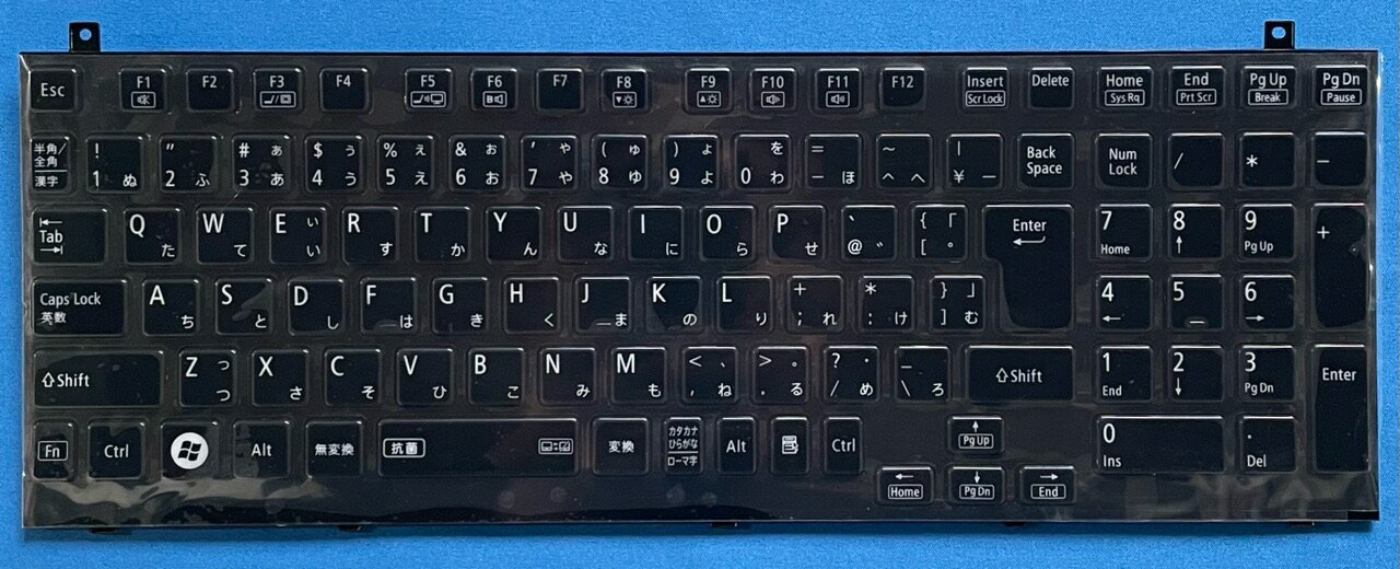 新品 NEC Lavie LL750/J等用 クリスタルブラック V130202FJ1 日本語キーボード