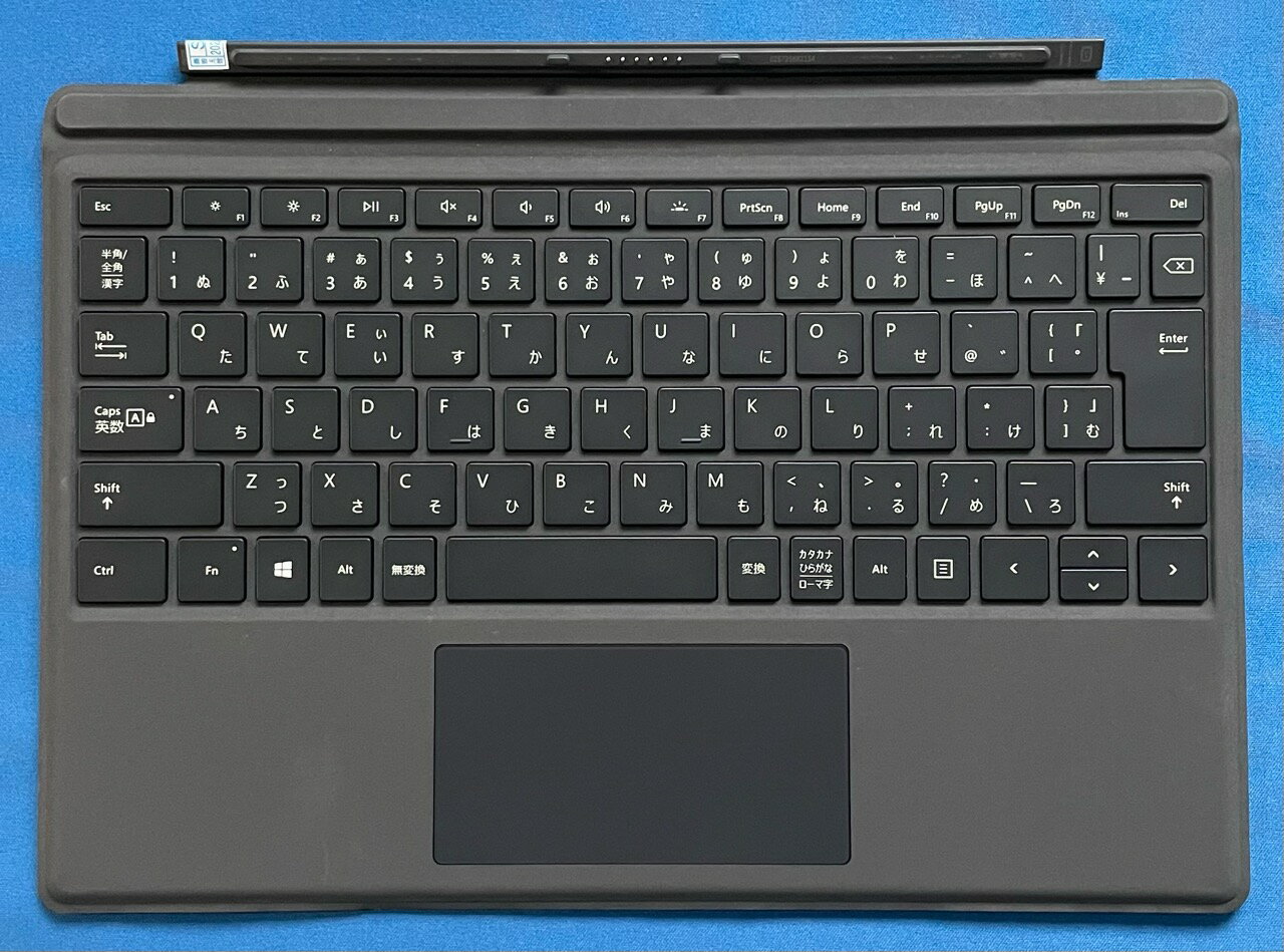 Microsoft Surface Pro用 日本語キーボード タイプカバー 1725 ブラック