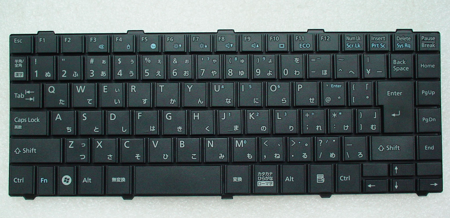 キーボード：新品富士通LH520 LH530 LH531等用（CP483578-01)黒、国内発送