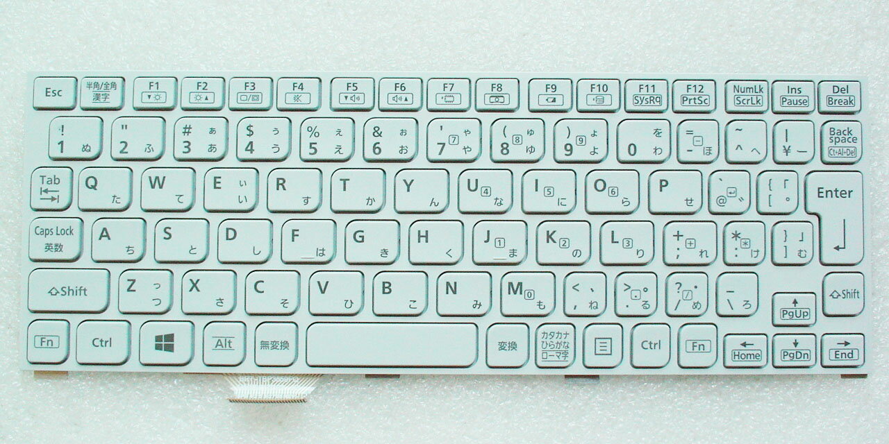 キーボード：新品Panasonic CF-AX等用(HMB3350CPC1102A,白)国内発送