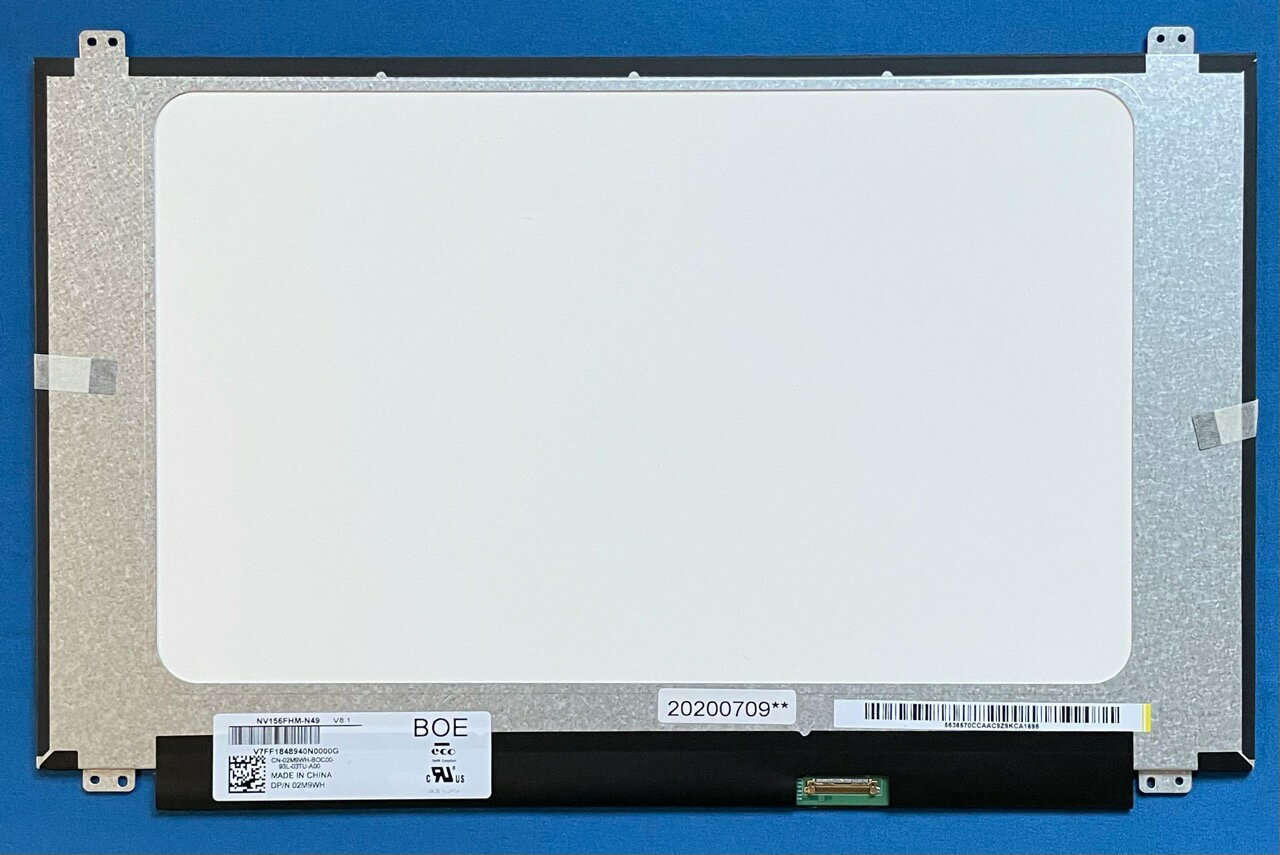 液晶パネル NV156FHM-N49 V8.1 非光沢 FHD 30pin 国内発送