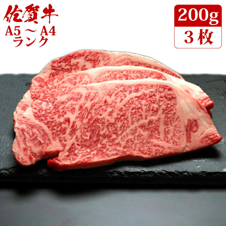 ステーキギフト 佐賀牛 サーロイン ステーキ 200g×3枚 A4 A5 送料無料 ステーキ肉 熟成 黒毛和牛 和牛 国産 国産牛 ギフト 敬老 敬老の日 御祝 お祝い 内祝 お返し 御礼 プレゼント 贈答用 のし対応 高級 霜降り 牛肉 お肉 肉