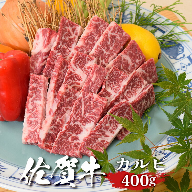 佐賀牛 焼肉用カルビ 400g 送料無料 