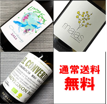 【通常送料無料】ビオワイン・こだわり醸造【白】ワイン飲み比べ750ML3本セット (ワイン 白ワイン 飲み比べセット ギフト プレゼント ランキング 人気 誕生...