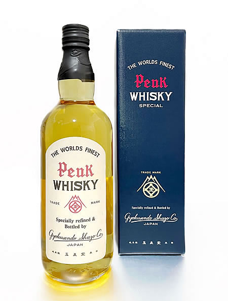 高級ウイスキー 玉泉堂酒造 ピークウイスキー スペシャル PEAK WHISKY 43° 720ML (ギフト プレゼント ランキング 人気 誕生日 内祝い お礼 お祝い お返し レア 結婚祝い 定年 還暦 退職祝い 男性 女性 洋酒 高級 プレミアム ウィスキー 限定 ジャパニーズ 国産 醴泉 お父さん 父の日)