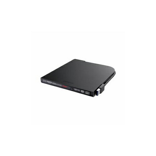 BUFFALO バッファロー BRUHD-PU3-BK Ultra HD Blu-ray対応 USB3.0用ポータブルブルーレイドライブ スリムタイプ ブラック BRUHD-PU3-BK