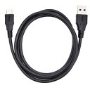 タイプCケーブル 1m USB3.0 ブラック AS-CASM018(2)