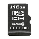 【予約販売5月29日入荷予定】エレコム MicroSDHCカード/データ復旧サービス付/Class10/16GB MF-MSD016GC10R(2)