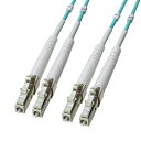 サンワサプライ コード集合型光ファイバケーブル マルチ50μmOM3、LC×2-LC×2、70m HKB-CSOM3LCLC-070