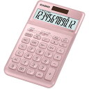 カシオ計算機 CASIO スタイリッシュ電卓 ジャストタイプ12桁 ピンク JF-S200-PK-N(2)