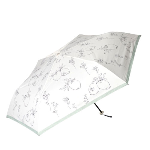 オーロラ チャムチャムマーケット CHAM CHAM MARKET 雨よくばりミニ傘 Lemon オフホワイト 1CM170090991